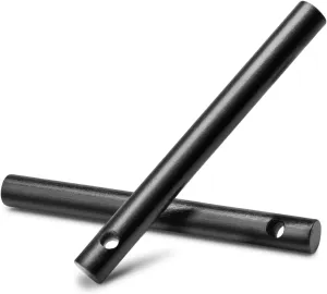 2 Pack Ferrocerium Rod Fire Steel,3/8x5 Inch Ferro Rod Fire Starter,Camping Fire Starter Survival,Flint Stick for Paracord Bracelet keychain lanyard Camping Hiking DIY Outdoor Emergency Kit