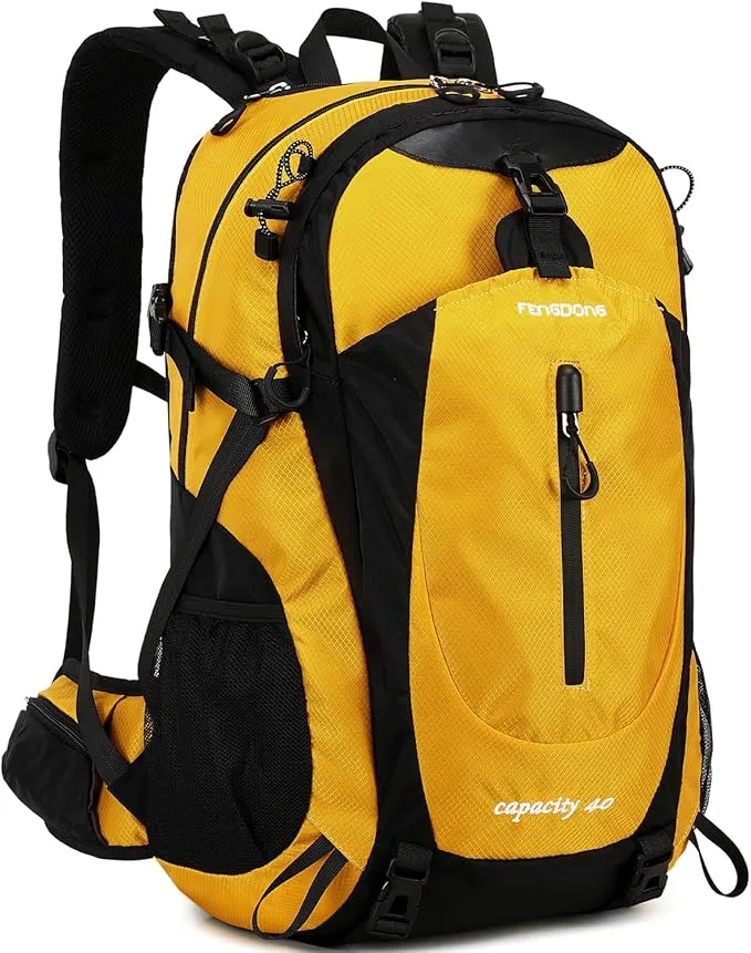 40L Waterproof Lightweight Hiking,Camping,Travel Backpack for Men Women