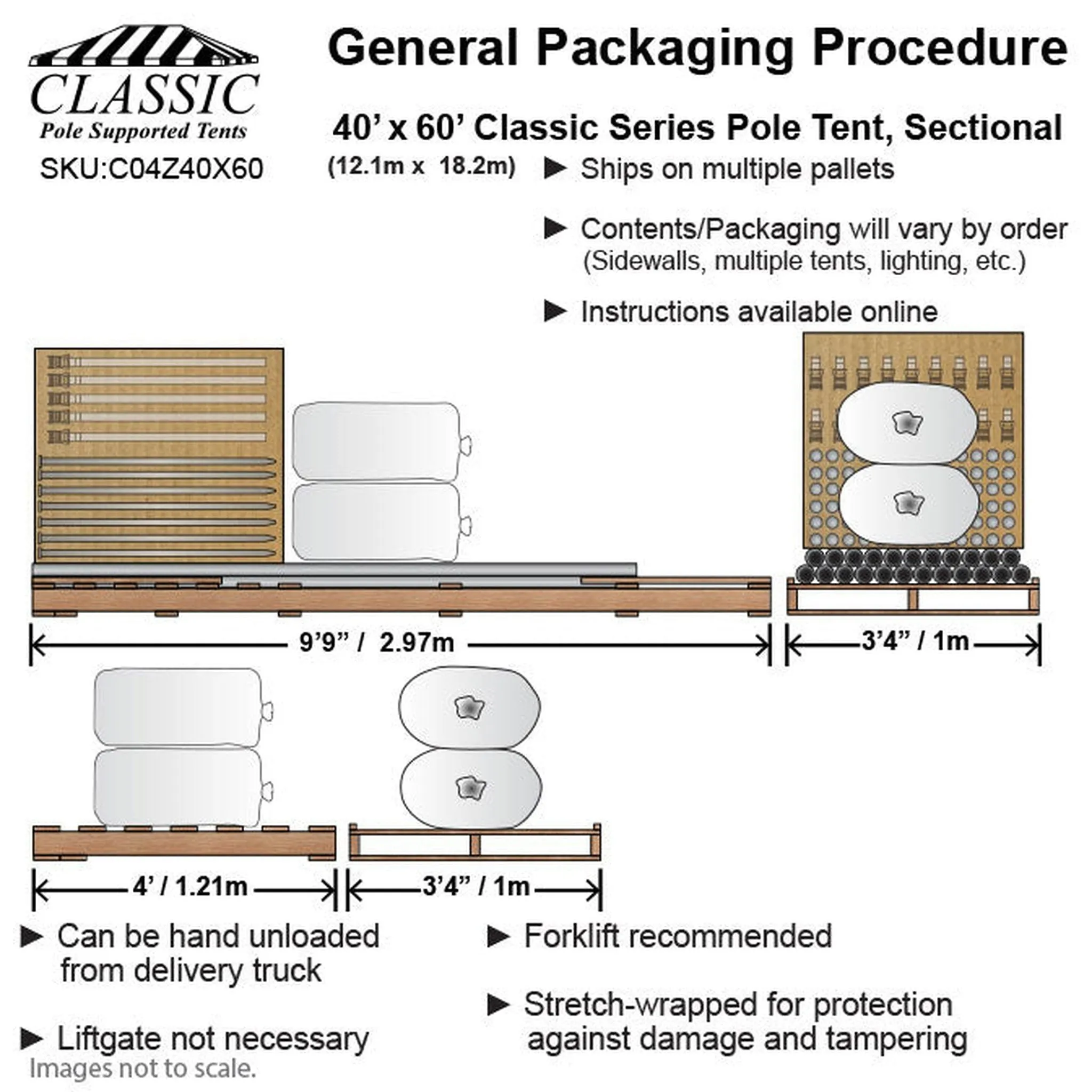 40x60 Classic Series Pole Tent