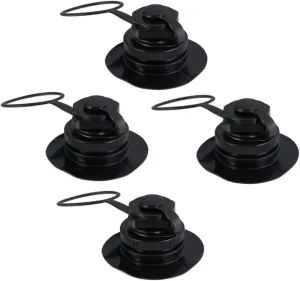 4Pcs Air Valves for Rafts Inflatable Boats Kayaks Tpu Spiral Nozzle One Way Inflation Design Leak Seal Easy Installation Reliable Performance