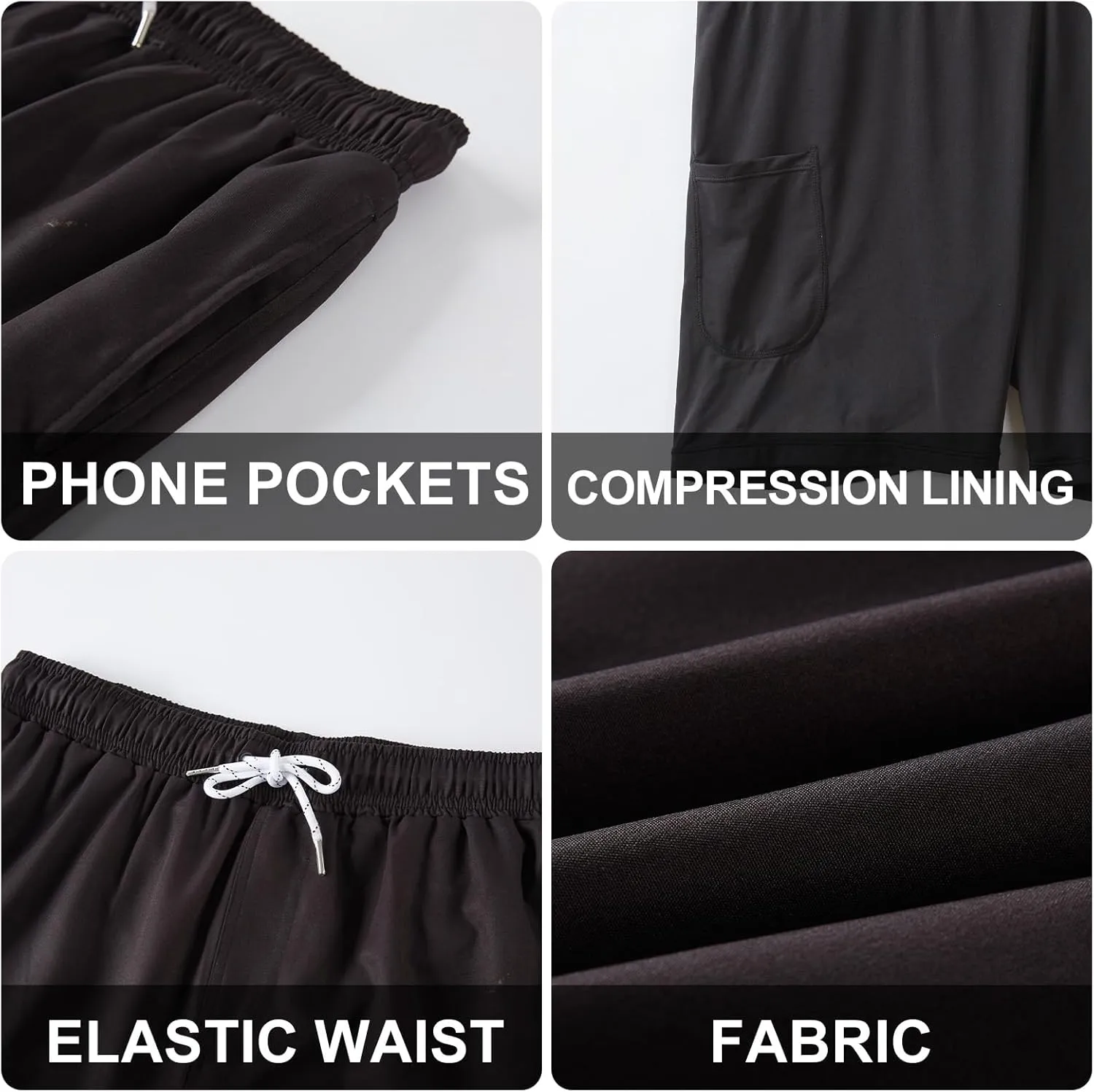 Angel season Men's 7" Quick Dry Swim Trunks with Compression Liner 2025 New Beach Board Shorts Bathing Suit with Pockets