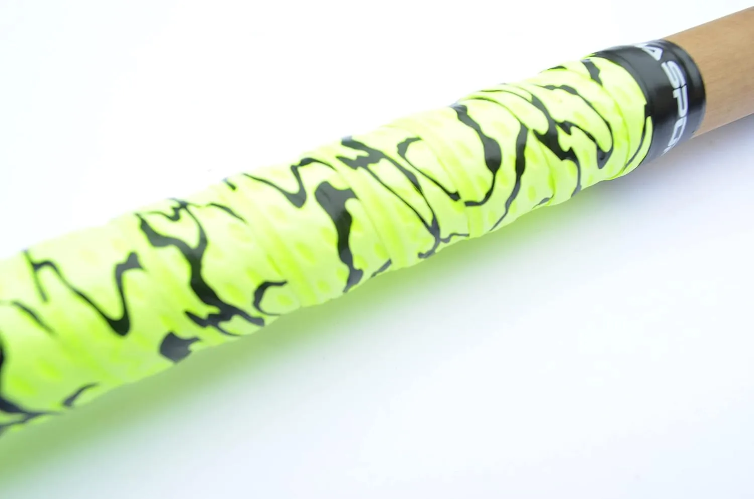 Baseball Bat Grip Tape AMA Sport Grip & Rip Cushioned Softball 1.10mm Grip Tape (Neon Yellow/Black)