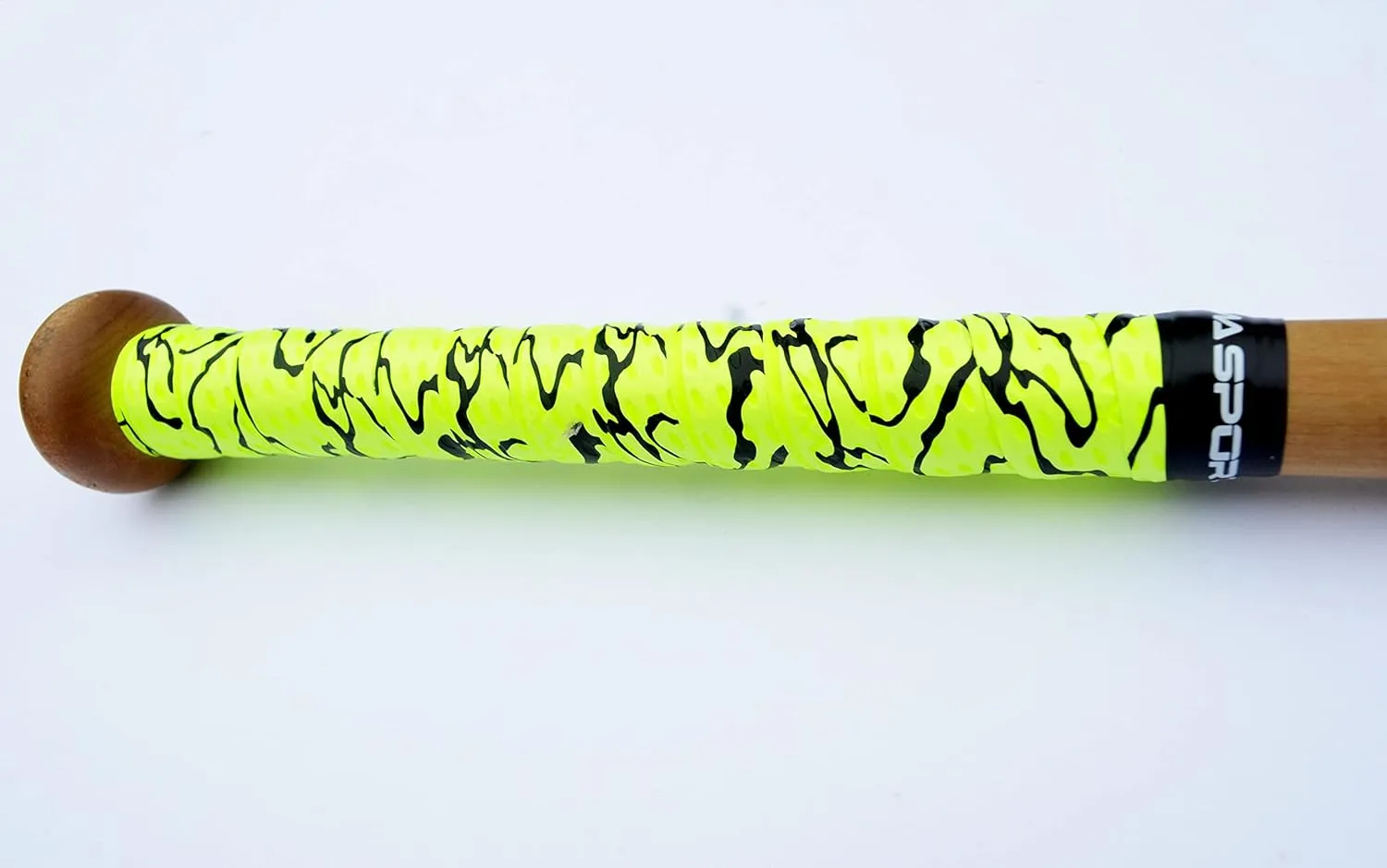 Baseball Bat Grip Tape AMA Sport Grip & Rip Cushioned Softball 1.10mm Grip Tape (Neon Yellow/Black)