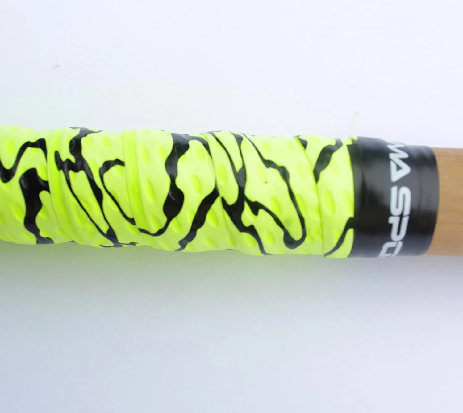 Baseball Bat Grip Tape AMA Sport Grip & Rip Cushioned Softball 1.10mm Grip Tape (Neon Yellow/Black)