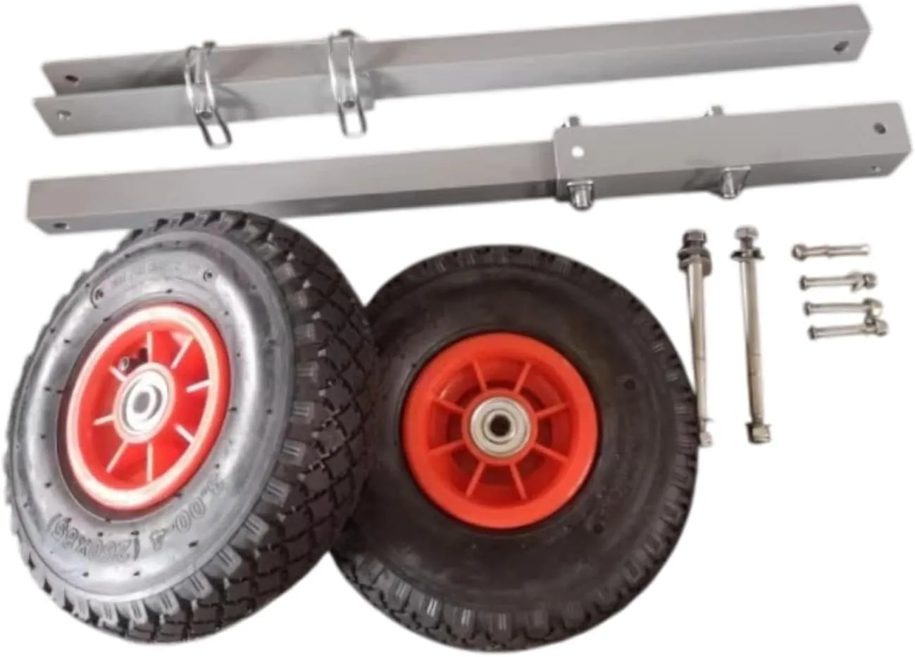 Boat Launching Wheels Boat Launching Trolly Portable Wear Resistant Heavy Duty Marine Hardware for Inflatable Boats Yacht