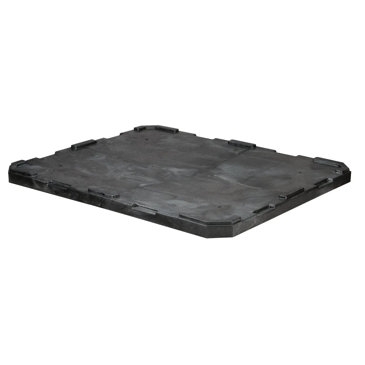 Buckhorn 48x45" Structural Foam Bulk Container Lid, Black (for BN & BR bulk boxes)