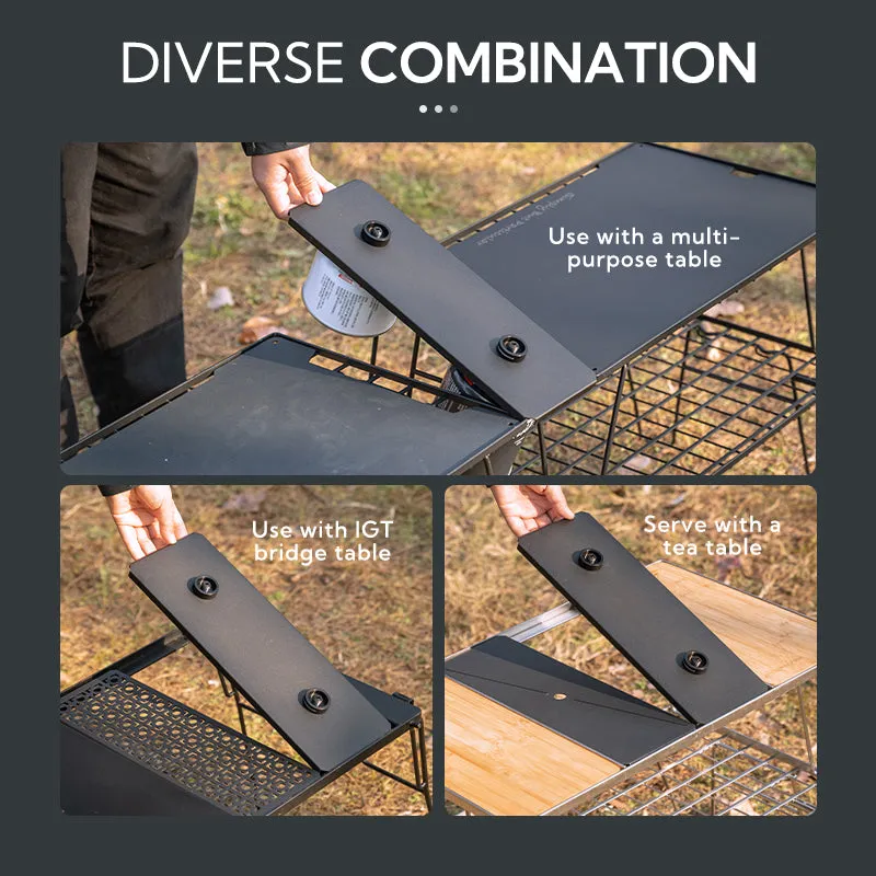CampingMoon Half Double Burner Stove