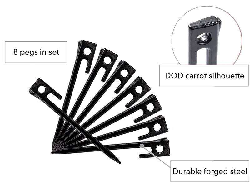 Carrot Top Forged Peg Set