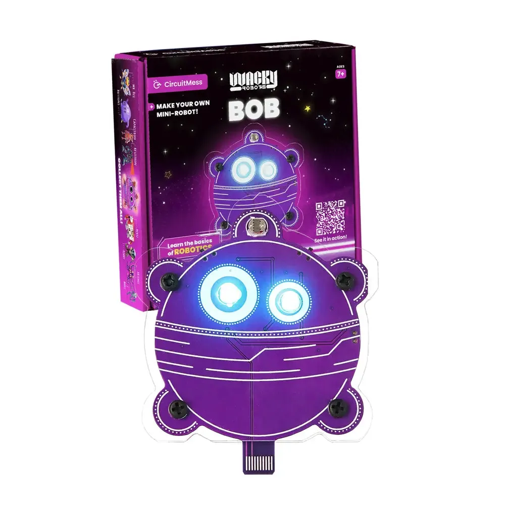 CircuitMess Wacky Robots - DIY mini robots - Bob, Learn about Light, Resistance and Ohm&#39;s Law