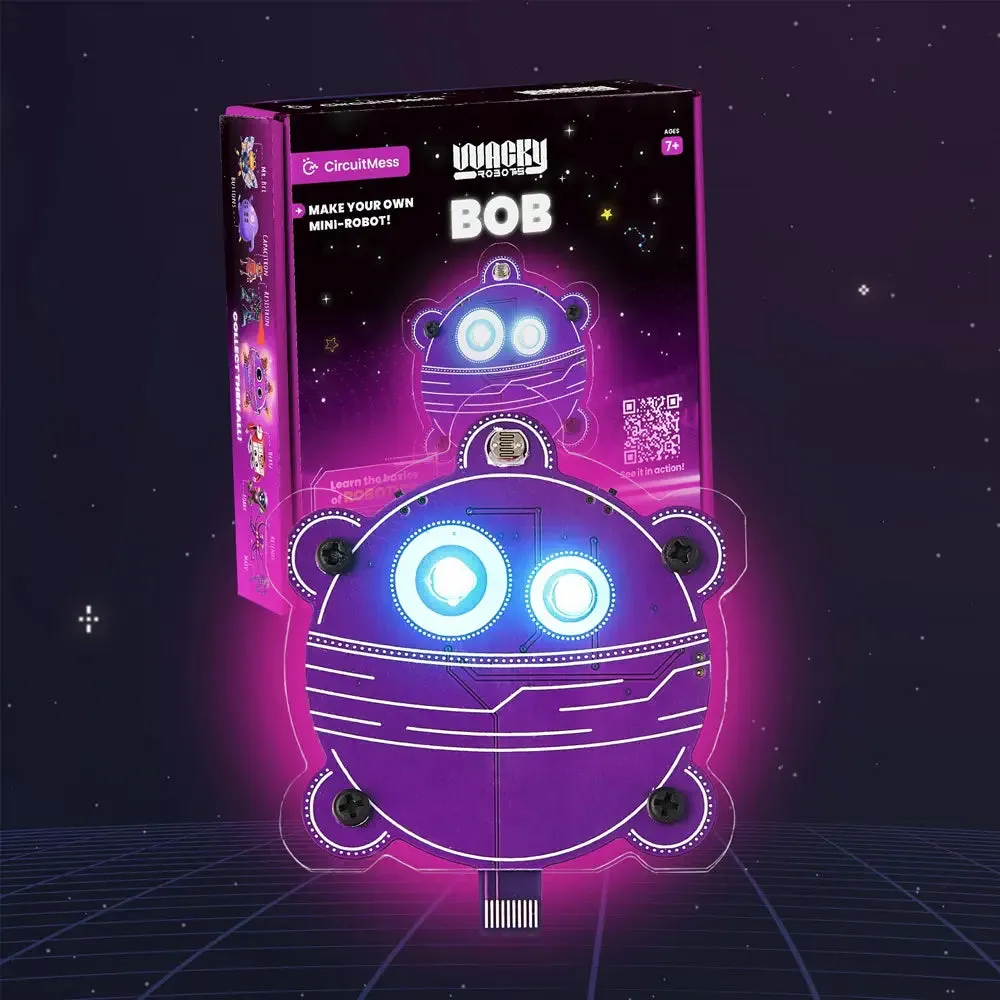 CircuitMess Wacky Robots - DIY mini robots - Bob, Learn about Light, Resistance and Ohm&#39;s Law
