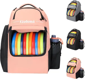 Disc Golf Bag Holds 23  Discs,Durable Disc Golf Backpack with cooler compartment,Large Capacity Frisbee Bags
