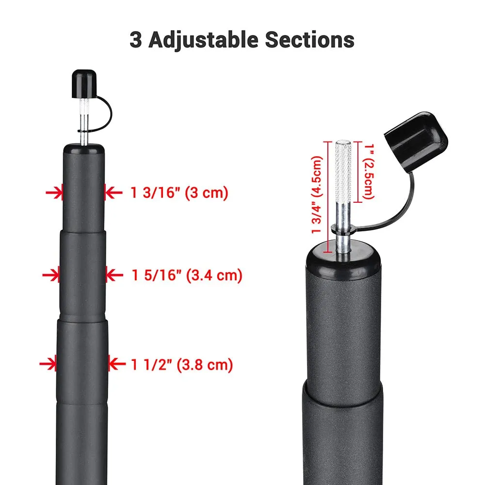 DIY Tarp Poles Set of 2 with Bag Tent Canopy Shelter Poles