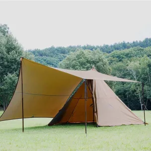DIY Tarp Poles Set of 2 with Bag Tent Canopy Shelter Poles