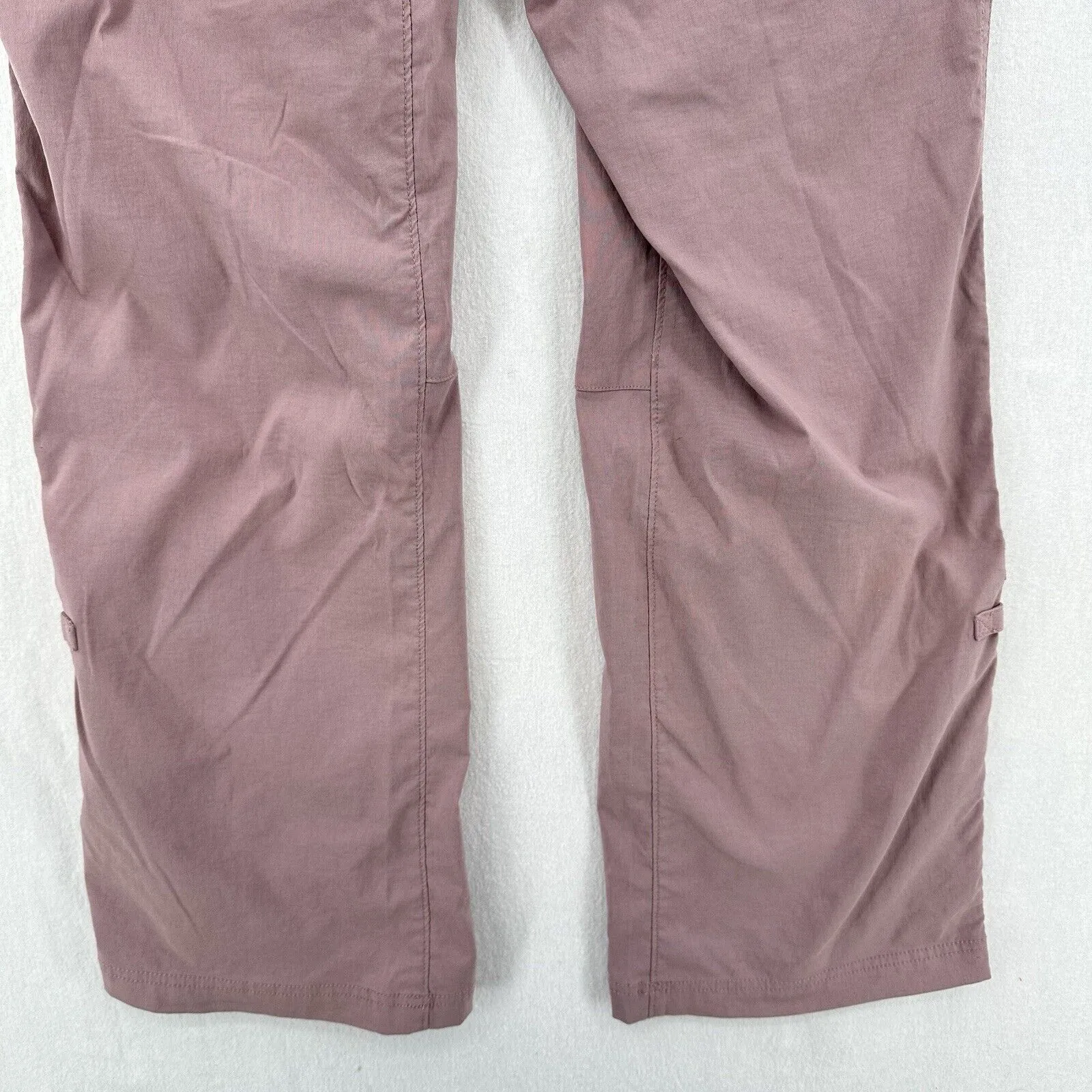 Duluth Trading Pants 16x33 Dry On The Fly Convertible Pink Hiking Roll Up *Flaw