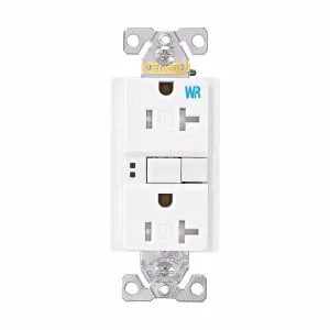 Eaton TWRSGF20W Tamper & Weather Resistant GCFI Self-Test Receptacle