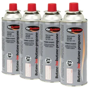Go System Bayonet Gas Canister (227g)(4 Per Pack)