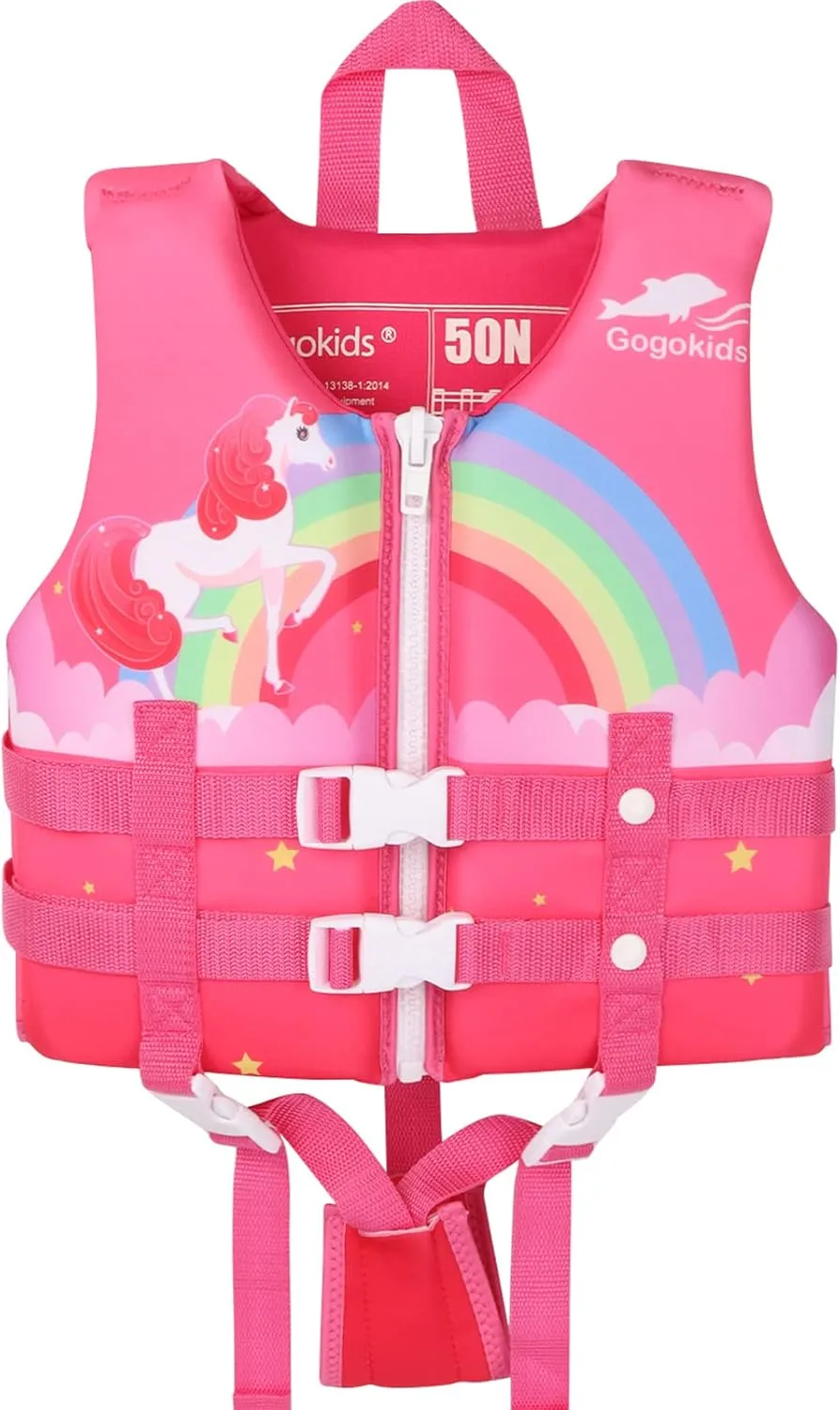 Gogokids Kids Swim Vest Toddler Float Jackets - Child Pool Vest Floaties for Boys Girls Learn to Swim