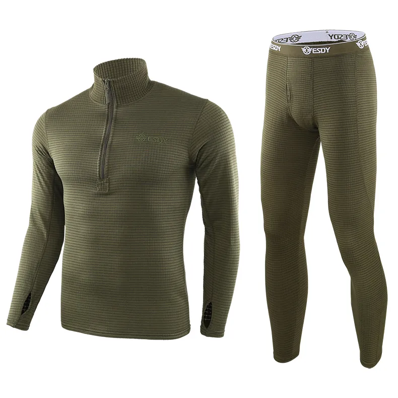 Grid Fleece Thermal Set