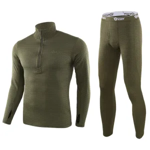 Grid Fleece Thermal Set