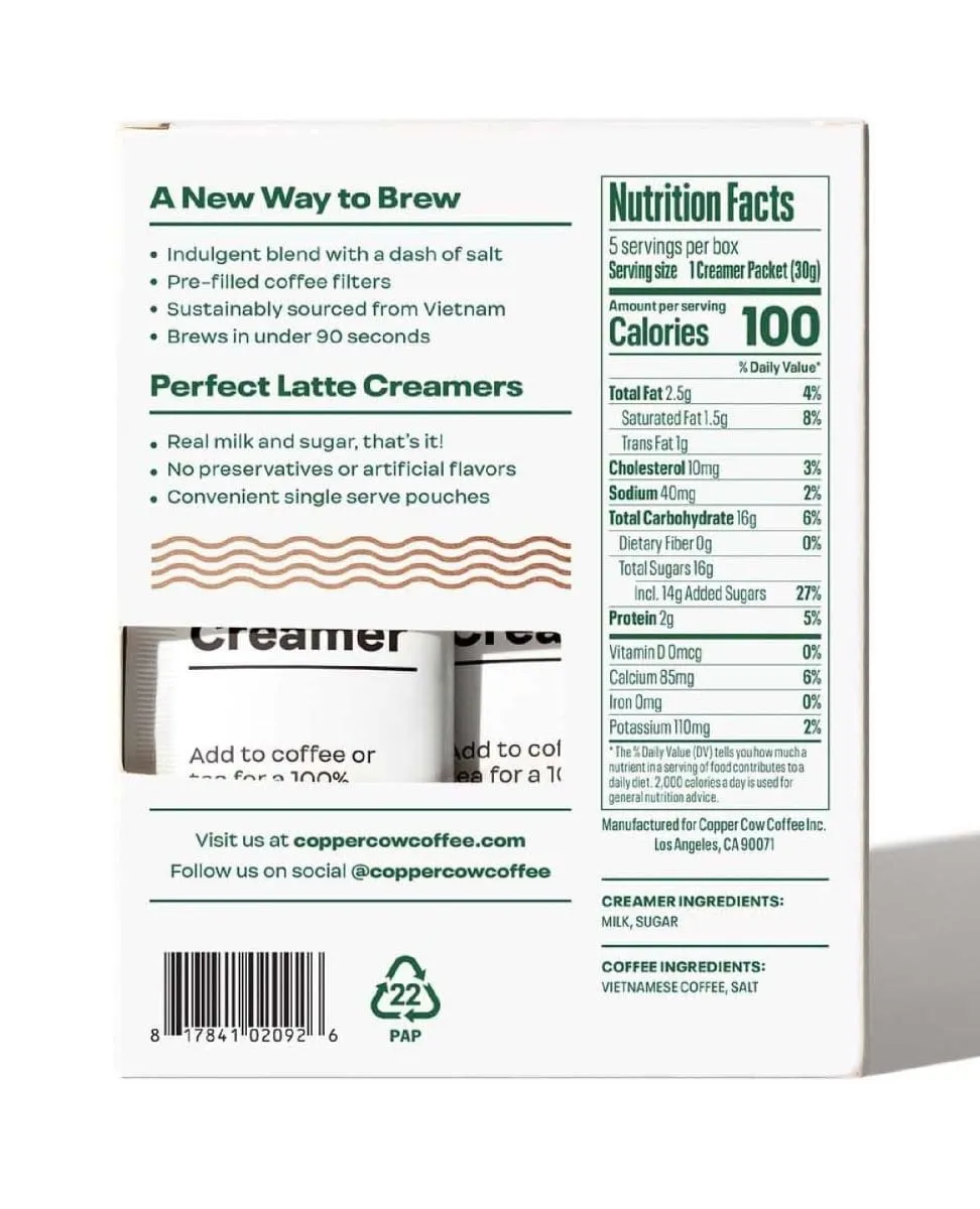 Latte Kit Salted Carmel 5 Count