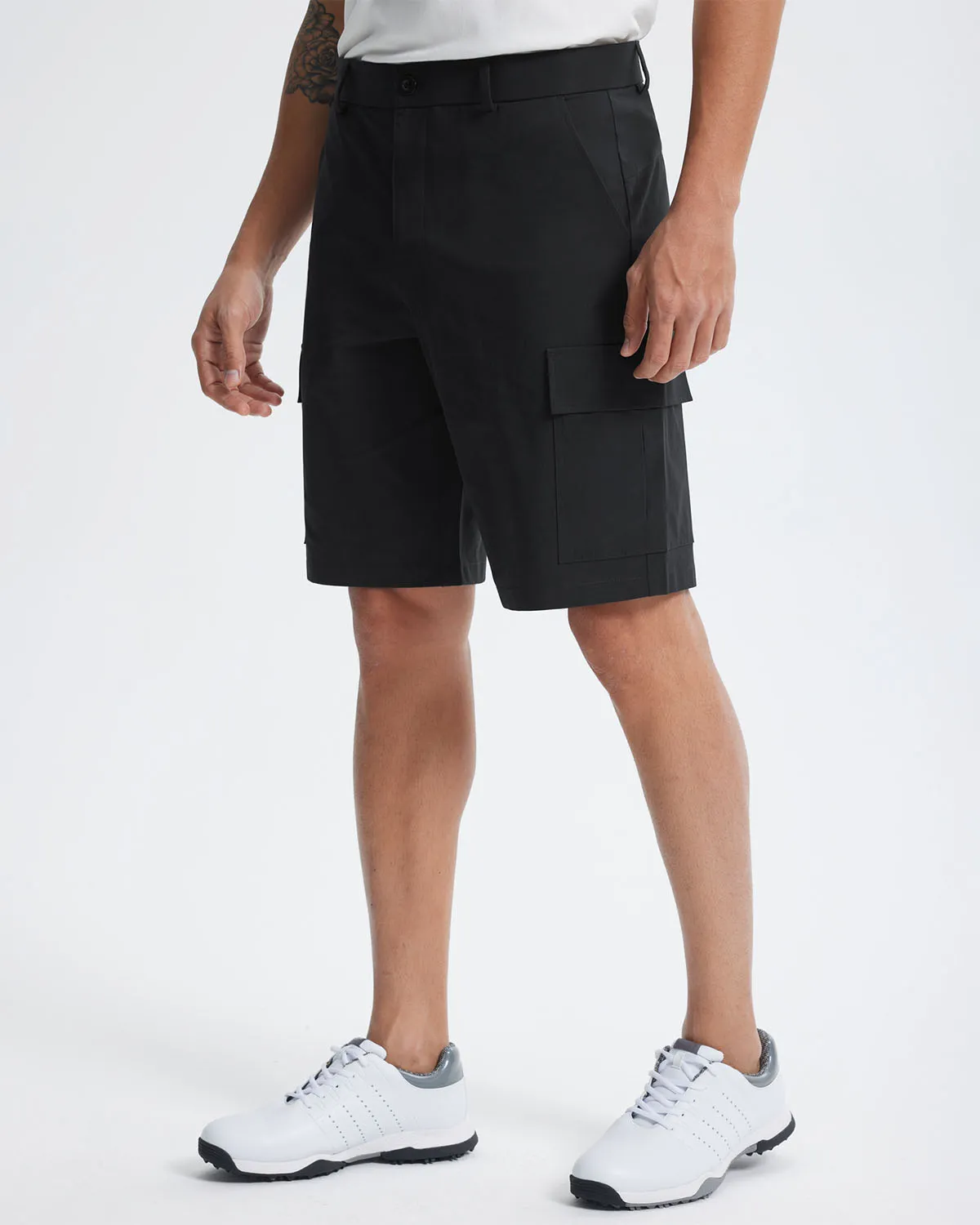 Libin Men's Stretch Multiply Pockets Casual Shorts 10"