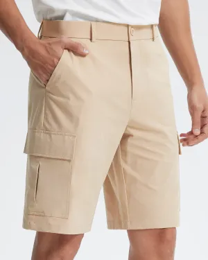 Libin Men's Stretch Multiply Pockets Casual Shorts 10"