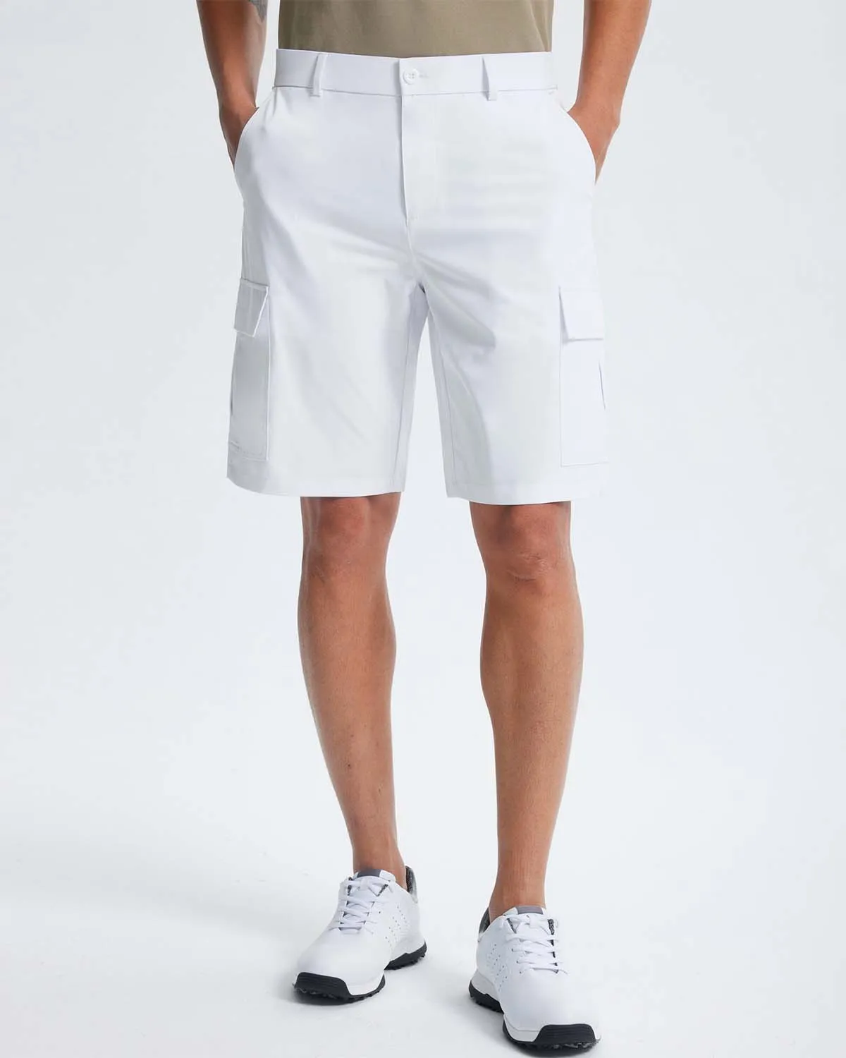 Libin Men's Stretch Multiply Pockets Casual Shorts 10"