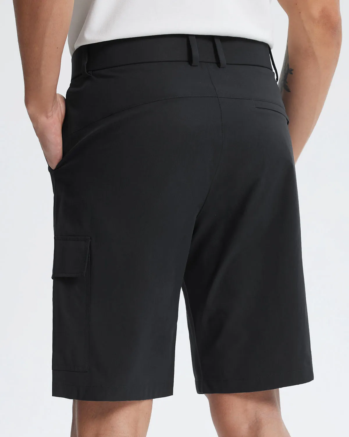 Libin Men's Stretch Multiply Pockets Casual Shorts 10"