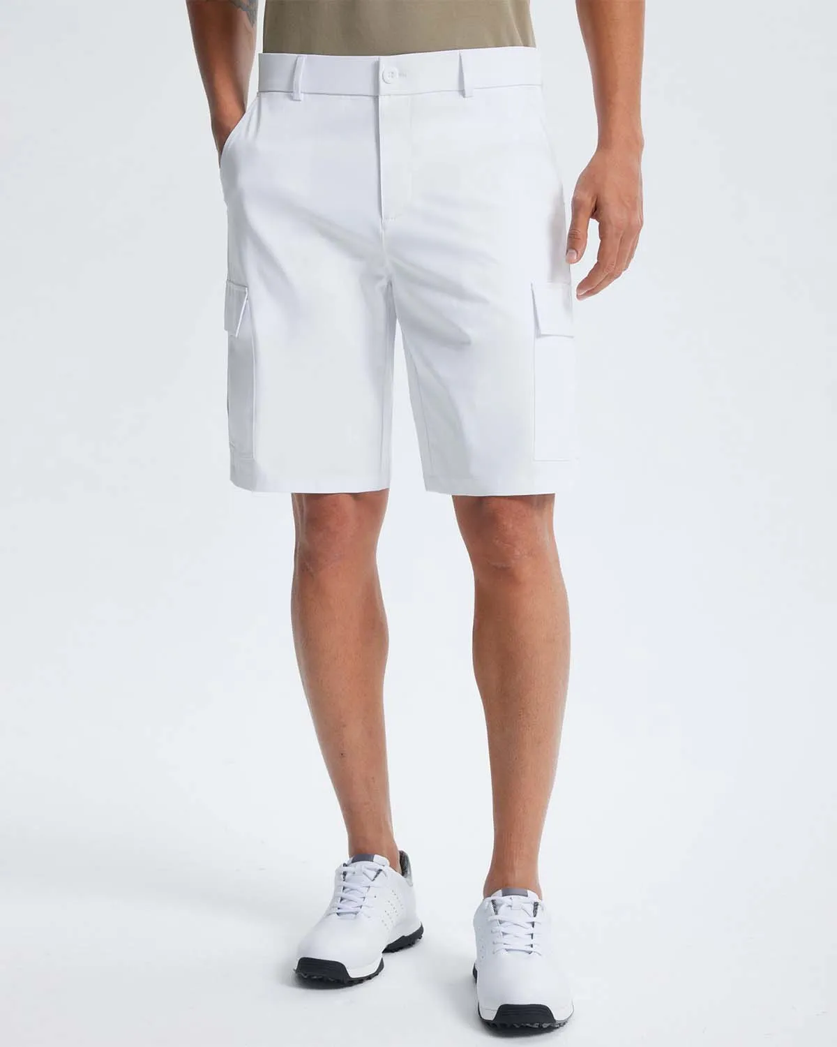 Libin Men's Stretch Multiply Pockets Casual Shorts 10"