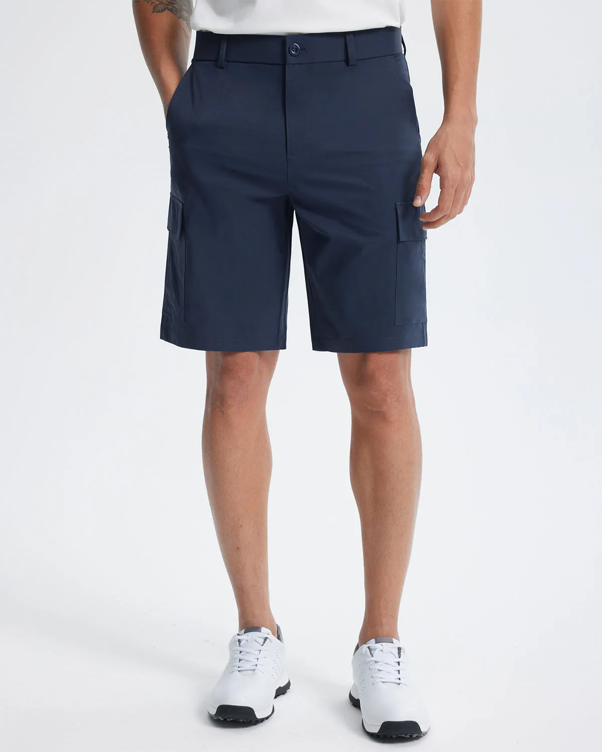 Libin Men's Stretch Multiply Pockets Casual Shorts 10"