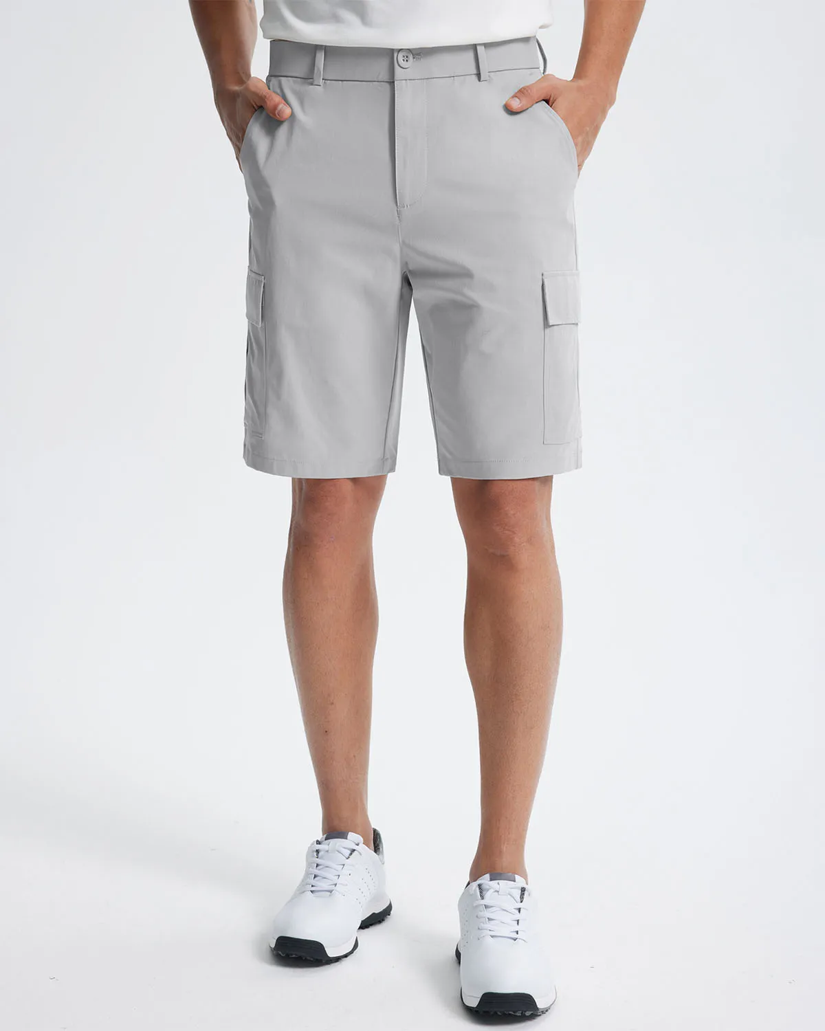 Libin Men's Stretch Multiply Pockets Casual Shorts 10"
