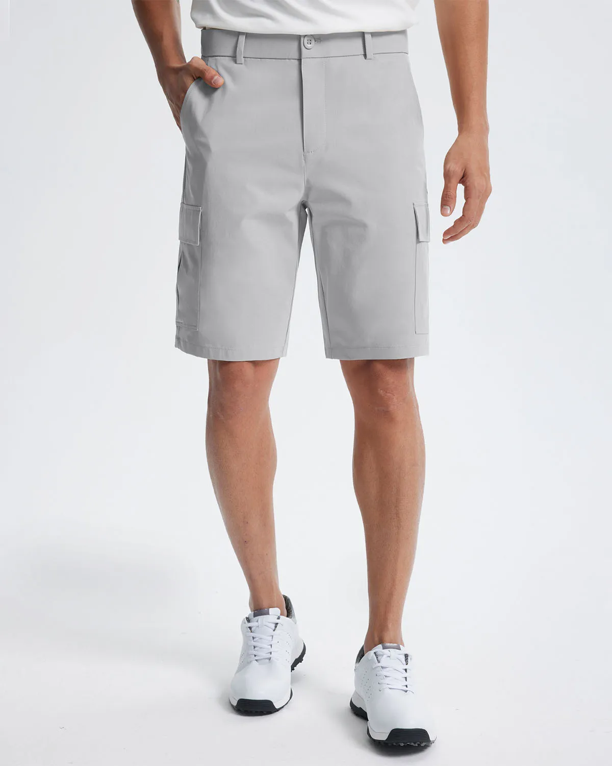 Libin Men's Stretch Multiply Pockets Casual Shorts 10"