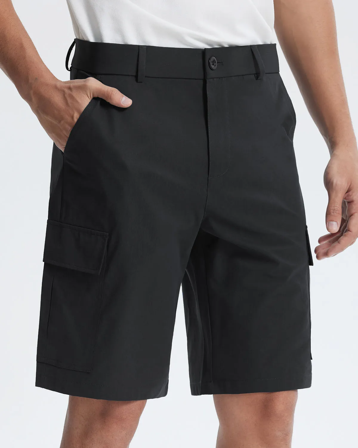 Libin Men's Stretch Multiply Pockets Casual Shorts 10"