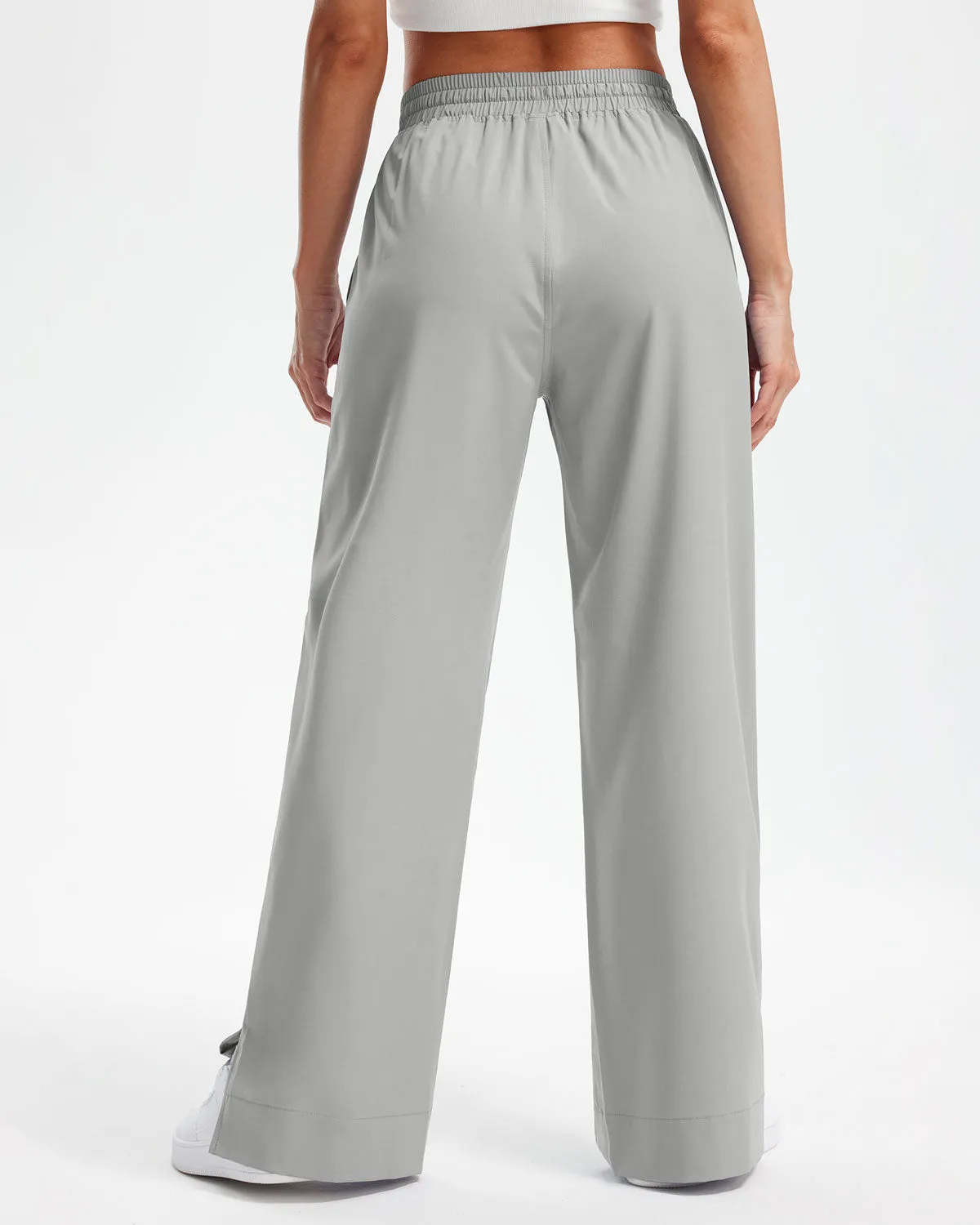 Libin Women's 27" High Waist Loose Casual  Wide Leg Pants