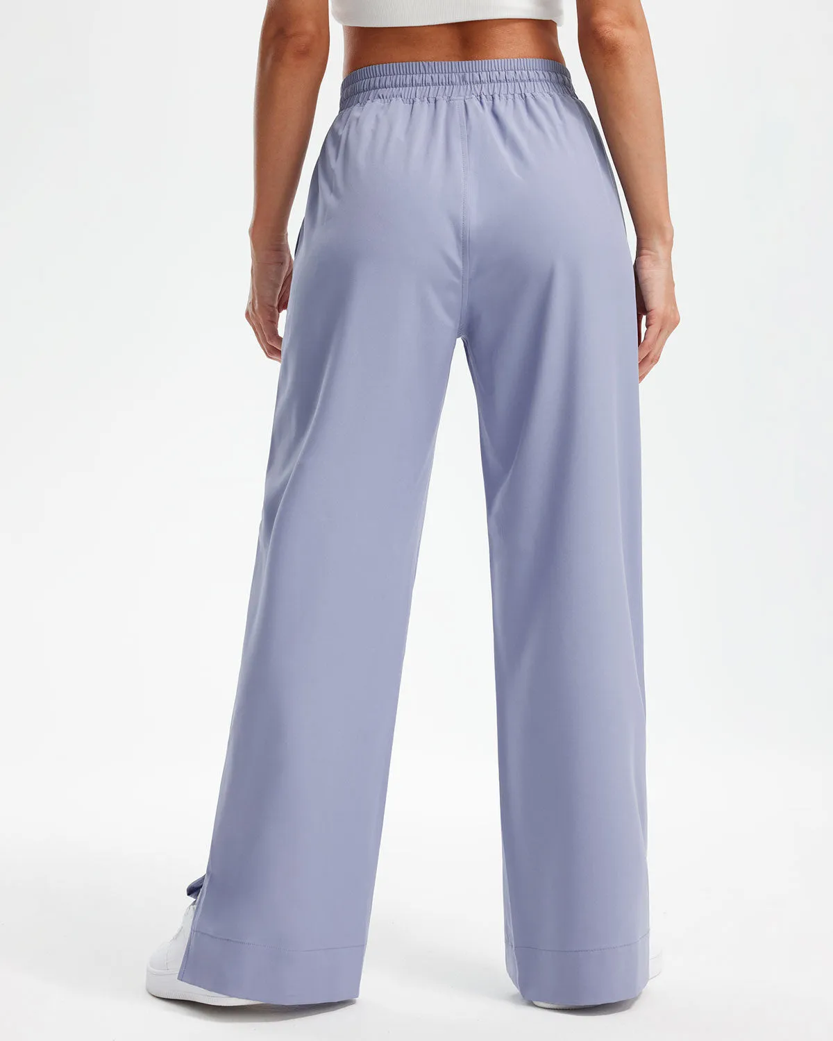 Libin Women's 27" High Waist Loose Casual  Wide Leg Pants