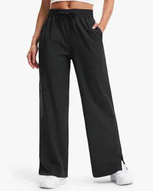 Libin Women's 27" High Waist Loose Casual  Wide Leg Pants