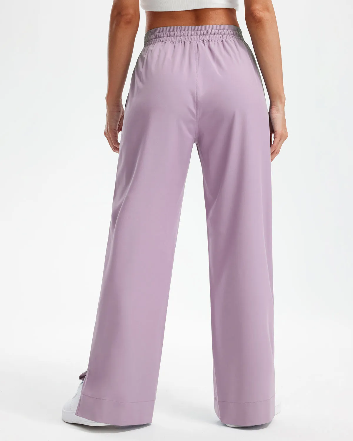 Libin Women's 27" High Waist Loose Casual  Wide Leg Pants