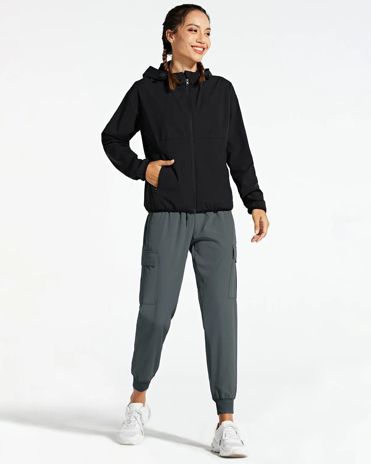 Libin Women's 29-31" Tall Lightweight Cargo Joggers
