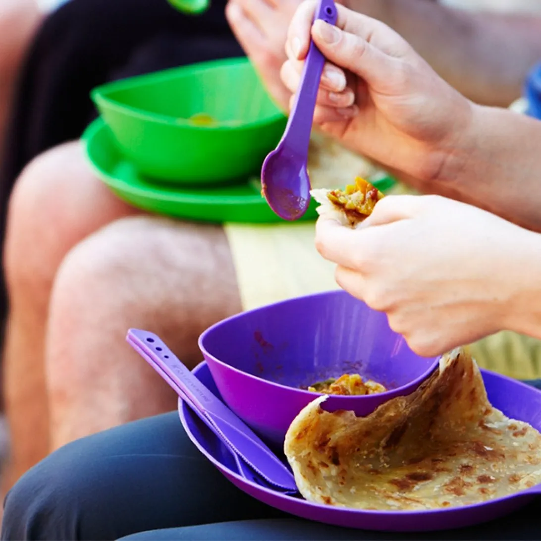 Lifeventure Ellipse BPA Free Camping Plate (Graphite)