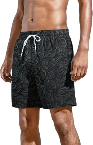 Men's Beach Shorts with Elastic Waistband Vacation & Summer Outdoor Activities
