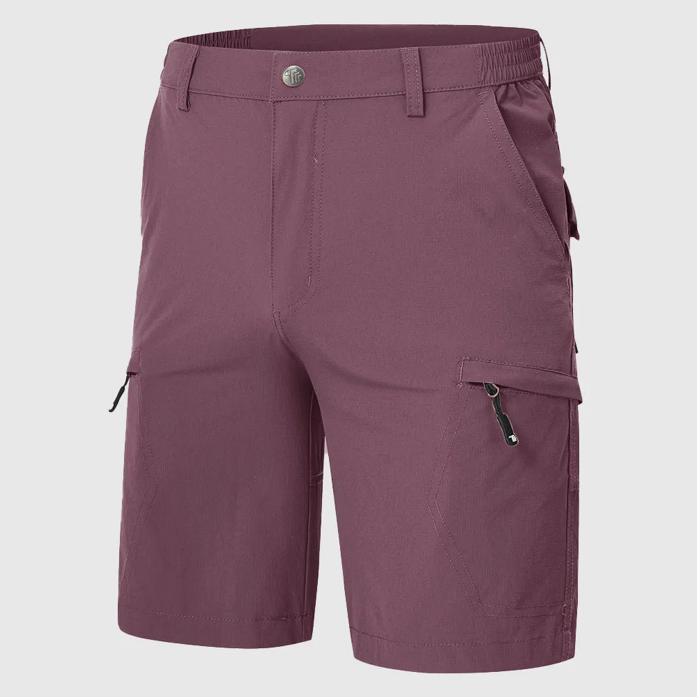 Men's Stretchy Quick Dry Cargo Hiking Shorts