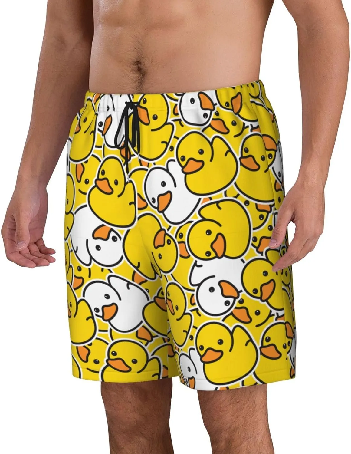 Mens Swim Trunks Quick Dry Swim Shorts with Mesh Lining Breathable Men's Beach Pants Swimwear Bathing Suits