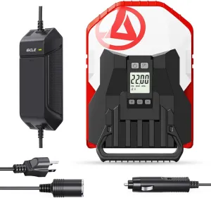 Paddle Board Pump Electric Portable 22PSI High Pressure Air Pump and AC to DC Converter, AC/DC 12 Volt Power Supply Adapter Transformer