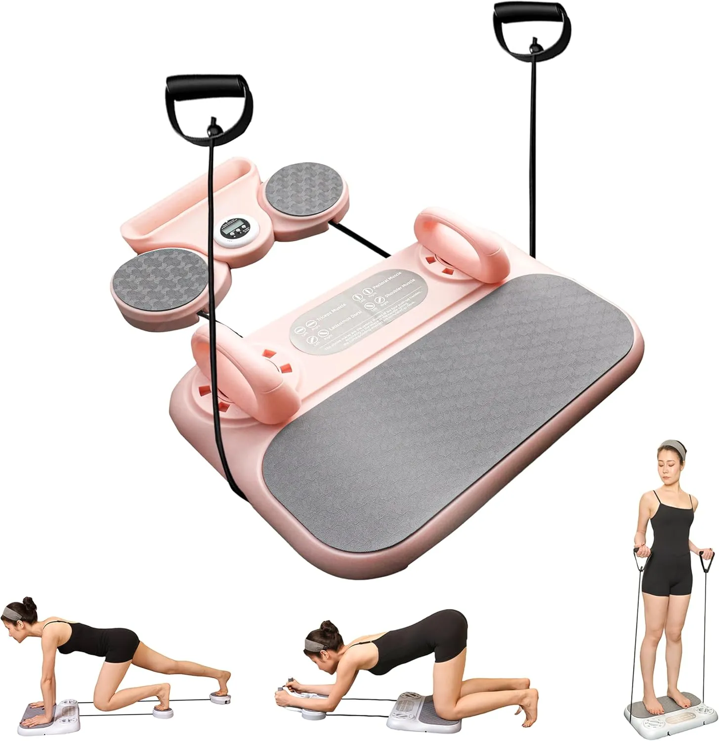 Pilates Board5in1 Multifunctional Pilates EquipmentMulti-Purpose Foldable Pilates Reformer Board for Home Portable Pilates Machine