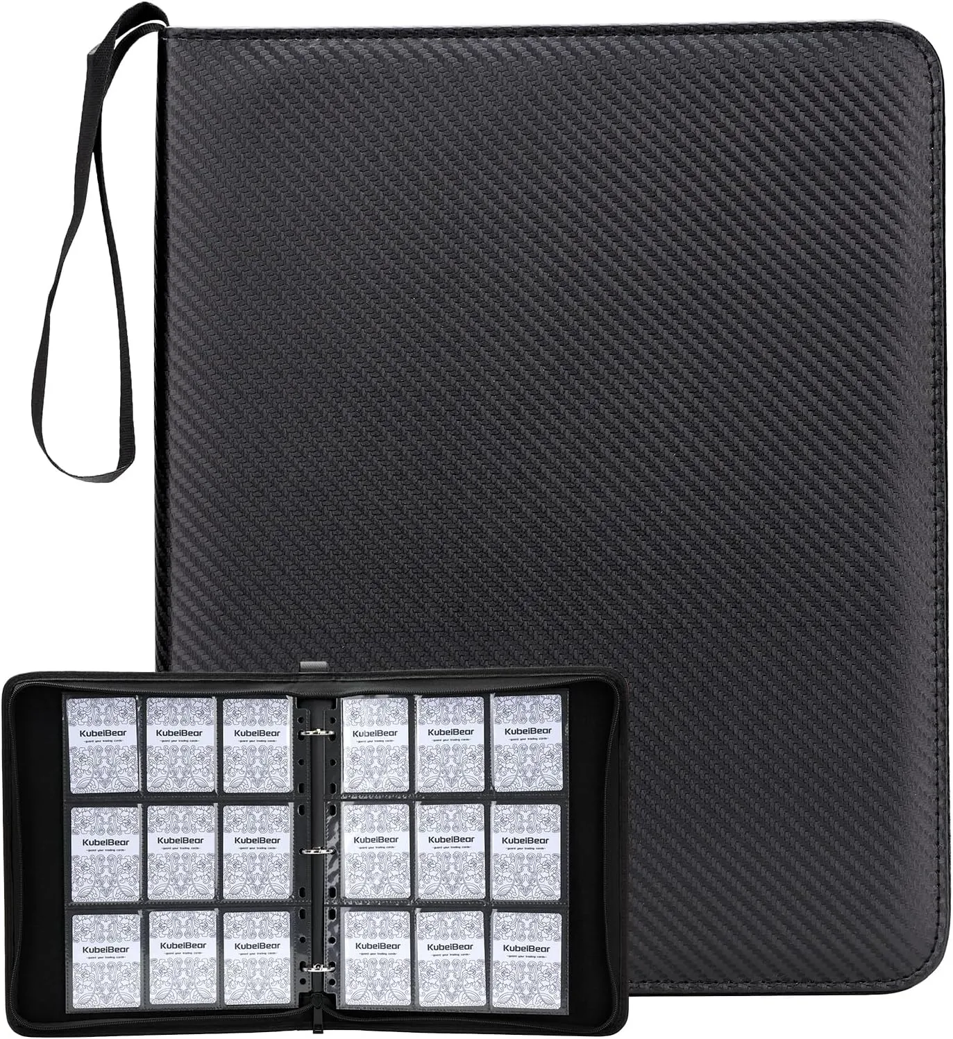 Premium 9-Pocket Card Binder  720 Collection Binder Folder Card Album Card Holder Fit for MTG Football Play Cards (Black, 9 Pocket)