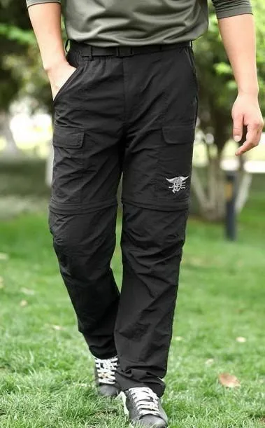 Quick Dry Detachable Cargo Pants   Belt