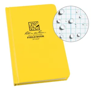 Rite in the Rain No350F Hard Cover Book Field Yellow