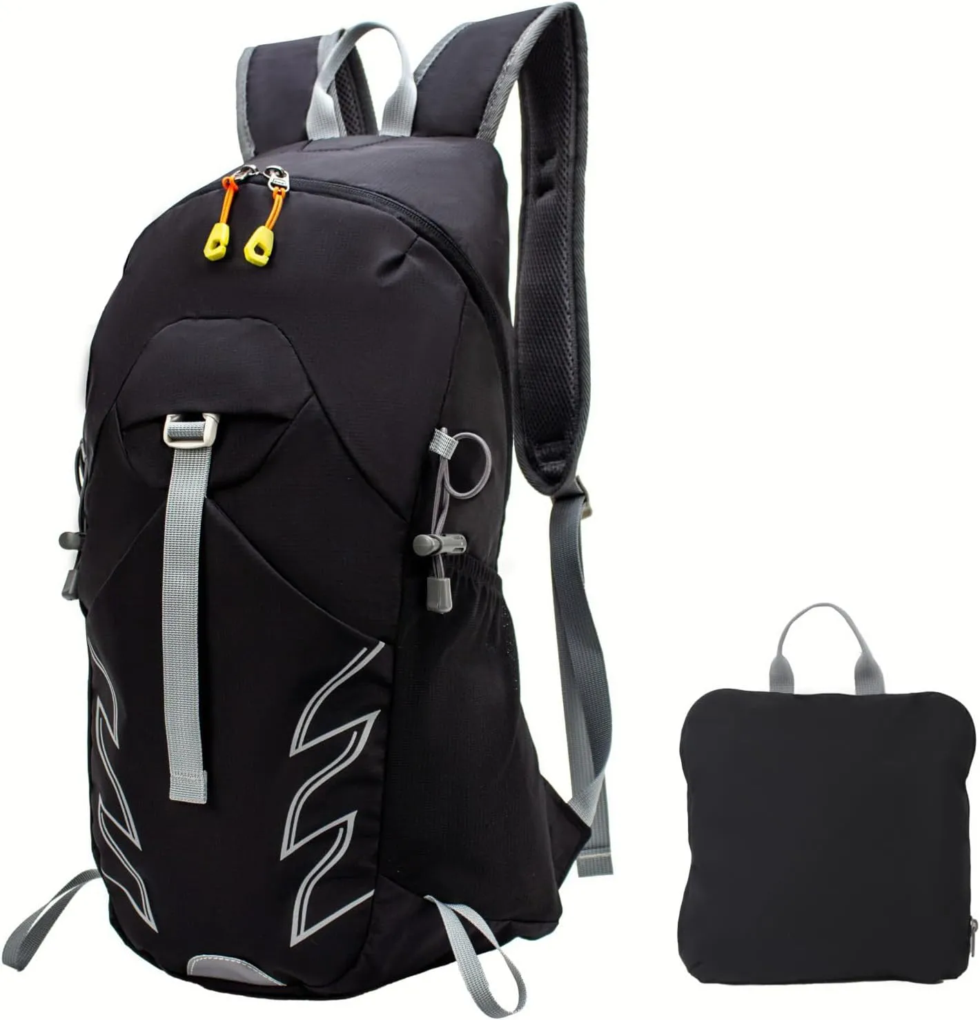 Small Lightweight Hiking Backpack25L Foldable Hiking Daypack Cycling Hydration Backpack Travel Camping Bag