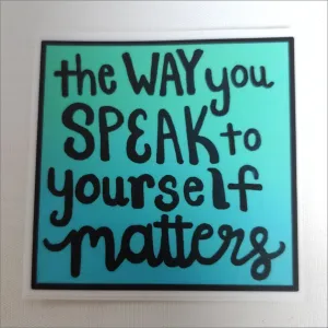 Speak Matters Weather Resistant Sticker