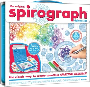 Spirograph  Deluxe Set  Spiral Art Drawing Kit  The Classic Way to Make Countless Amazing Designs  For Kids Ages 8 